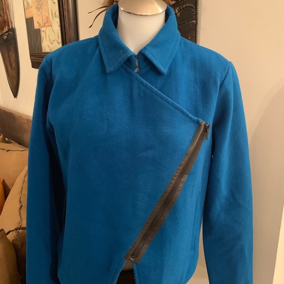 Kate Spade Saturday Woolf Blend Moto jacket M